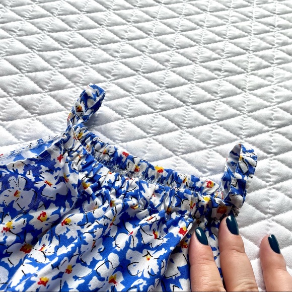 Handmade Sundress with White Floral Print - Picture 3 of 3